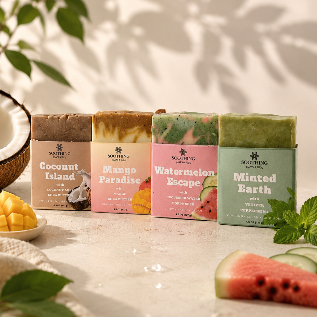 Collection of Sothys skincare products on a neutral background with natural elements.